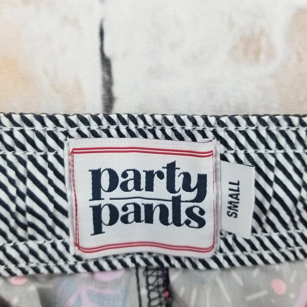 Party Pants USA Men's Swim Trunks Karma Chameleon Short Small NWT Multicolor